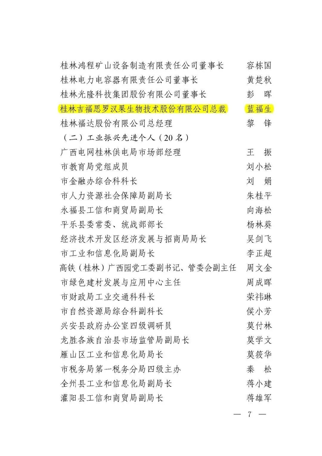 桂林吉福思罗汉果有限公司